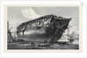 Breaking-Up H.M.S. Queen at Rotherhithe 1871 by Anonymous