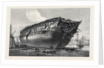 Breaking-Up H.M.S. Queen at Rotherhithe 1871 by Anonymous