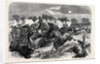Stampede of Cavalry Horses at Aldershott Camp 1871 by Anonymous