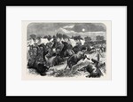 Stampede of Cavalry Horses at Aldershott Camp 1871 by Anonymous