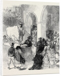 The International Exhibition: Entrance to the English Picture Gallery 1871 by Anonymous