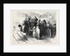 Opening of the Mont Cenis Tunnel: Country People Waiting to See the Train Pass 1871 by Anonymous