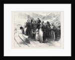 Opening of the Mont Cenis Tunnel: Country People Waiting to See the Train Pass 1871 by Anonymous