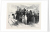 Opening of the Mont Cenis Tunnel: Country People Waiting to See the Train Pass 1871 by Anonymous