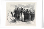 Opening of the Mont Cenis Tunnel: Country People Waiting to See the Train Pass 1871 by Anonymous