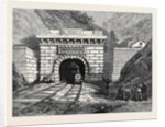 North Entrance to the Mont Cenis Tunnel Modane 1871 by Anonymous