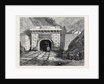 North Entrance to the Mont Cenis Tunnel Modane 1871 by Anonymous