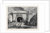 North Entrance to the Mont Cenis Tunnel Modane 1871 by Anonymous