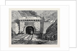 North Entrance to the Mont Cenis Tunnel Modane 1871 by Anonymous