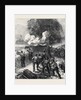 Siege Operations at Chatham: Explosion of a Mine 1871 by Anonymous