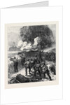 Siege Operations at Chatham: Explosion of a Mine 1871 by Anonymous