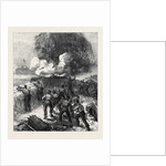 Siege Operations at Chatham: Explosion of a Mine 1871 by Anonymous