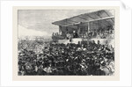 Mr. Gladstone Addressing the Meeting on Blackheath London 1871 by Anonymous