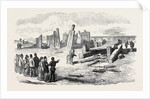 Siege Operations at Chatham: Destruction of the Stockade by Gun-Cotton and Powder 1871 by Anonymous