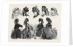 Paris Fashions: Head-Dresses and Mantles 1871 by Anonymous