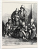 The Famine in Persia: Group of Poor People at Shiraz 1871 by Anonymous