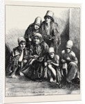 The Famine in Persia: Group of Poor People at Shiraz 1871 by Anonymous