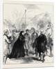 The Queen's Visit to the Prince of Wales: Arrival at Wolferton Station Near Sandringham 1871 by Anonymous