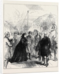 The Queen's Visit to the Prince of Wales: Arrival at Wolferton Station Near Sandringham 1871 by Anonymous