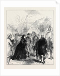The Queen's Visit to the Prince of Wales: Arrival at Wolferton Station Near Sandringham 1871 by Anonymous