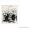 The Queen's Visit to the Prince of Wales: Arrival at Wolferton Station Near Sandringham 1871 by Anonymous