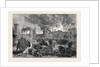 The Fire at Warwick Castle 1871 by Anonymous