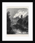 The Burning of Warwick Castle 1871 by Anonymous