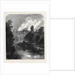 The Burning of Warwick Castle 1871 by Anonymous