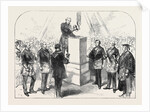Lord Leigh Laying the Foundation-Stone for the Extension of the Queen's Hospital at Birmingham 1871 by Anonymous
