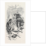 Scene from 'the Coffee Merchant' the Flower-Girl Gave Him a Piece of Bread with Three Large Dates. 1871 by Anonymous