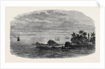 Wreck of the Mail Steam-Ship Rangoon at Galle: The Kadir Rocks at the Entrance to Galle Harbour 1871 by Anonymous