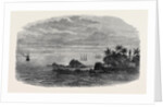 Wreck of the Mail Steam-Ship Rangoon at Galle: The Kadir Rocks at the Entrance to Galle Harbour 1871 by Anonymous