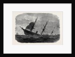 Wreck of the Mail Steam-Ship Rangoon at Galle: The Rangoon Sinking after the Removal of the Passengers and Crew 1871 by Anonymous