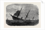 Wreck of the Mail Steam-Ship Rangoon at Galle: The Rangoon Sinking after the Removal of the Passengers and Crew 1871 by Anonymous