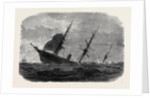 Wreck of the Mail Steam-Ship Rangoon at Galle: The Rangoon Sinking after the Removal of the Passengers and Crew 1871 by Anonymous