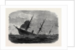Wreck of the Mail Steam-Ship Rangoon at Galle: The Rangoon Sinking after the Removal of the Passengers and Crew 1871 by Anonymous