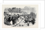 Pleasure Boats on the Ornamental Water in Regent's Park by Anonymous