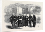 The Commissioners of the Italian Government Making Over to Messrs. W.C. Stanford and A. Scott Churchwardens the Ground Decreed by Garibaldi As a Gift of the Nation for the Erection of an English Church at Naples August 10 1861 by Anonymous