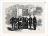 The Commissioners of the Italian Government Making Over to Messrs. W.C. Stanford and A. Scott Churchwardens the Ground Decreed by Garibaldi As a Gift of the Nation for the Erection of an English Church at Naples August 10 1861 by Anonymous