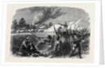 The Civil War in America: Fight at Hainsville on the Upper Potomac Advance of the Wisconsin Men (Federalists) on the Secessionist Position by Anonymous
