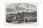The Female Londin Crossing the Thames from Battersea to Cremorne on a Tight Rope by Anonymous