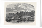 The Female Londin Crossing the Thames from Battersea to Cremorne on a Tight Rope by Anonymous