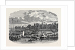 The Female Londin Crossing the Thames from Battersea to Cremorne on a Tight Rope by Anonymous