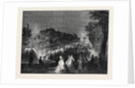 View from the Round Point in the Champs Elysees the Imperial Fetes at Paris by Anonymous