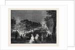 View from the Round Point in the Champs Elysees the Imperial Fetes at Paris by Anonymous