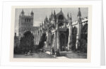 Visit of the British Archaeological Association to Exeter the Cathedral from the South-East by Anonymous