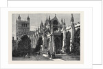 Visit of the British Archaeological Association to Exeter the Cathedral from the South-East by Anonymous