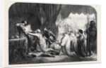 Queen Philippa. Interceding with Her Husband Edward III. for the Burgesses of Calais by Anonymous