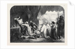 Queen Philippa. Interceding with Her Husband Edward III. for the Burgesses of Calais by Anonymous