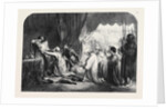Queen Philippa. Interceding with Her Husband Edward III. for the Burgesses of Calais by Anonymous